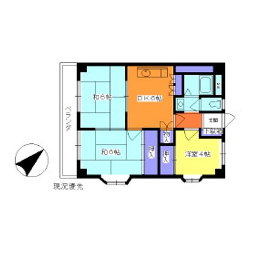 野口第一ビル 203号室の間取り