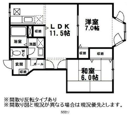 サニーハイム広の間取り