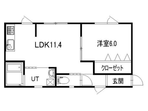 ハイツからんⅠの間取り