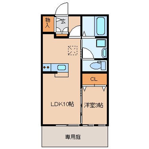 エマーブルⅠ A101の間取り