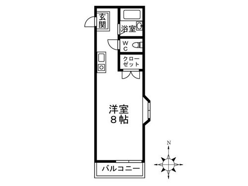 ピアコート長者原A106の間取り
