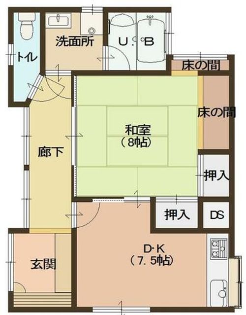 兵庫県姫路市土山6丁目(一戸建)の賃貸物件の間取り