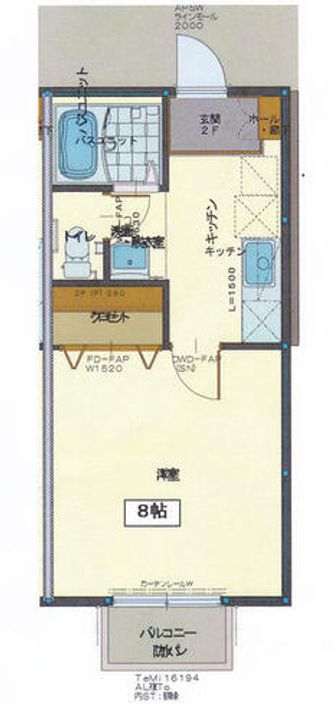 イーストヴィレッヂの間取り