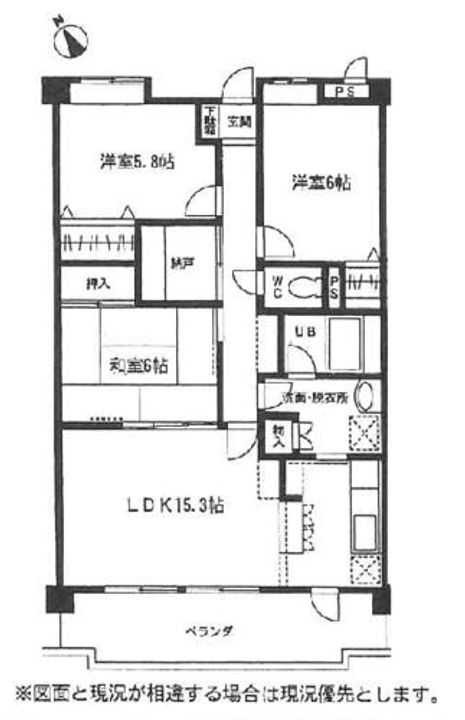 グランスクエア-J102の間取り