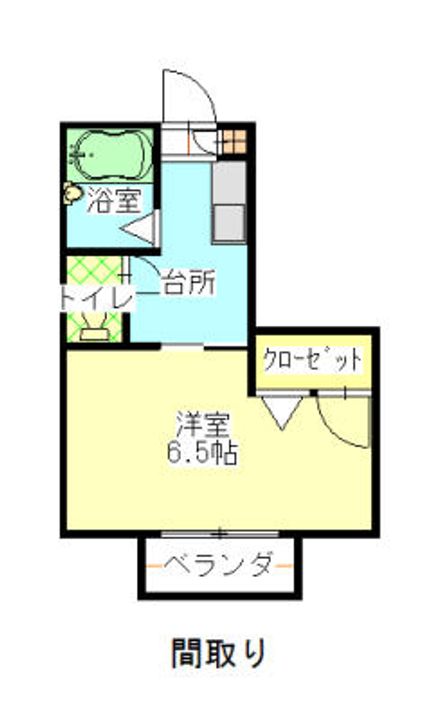 フレグランスUTA B棟の間取り