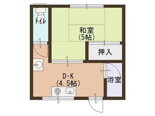 ハイム志染Bの間取り