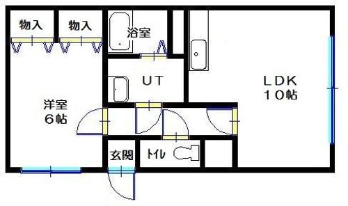 パールハイム直の間取り
