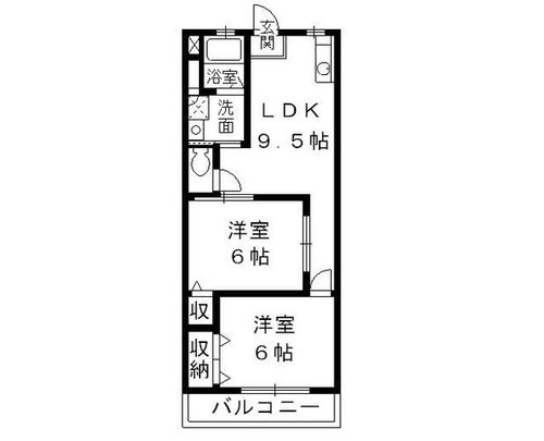 大阪府岸和田市上野町西(一戸建)の賃貸物件203の間取り