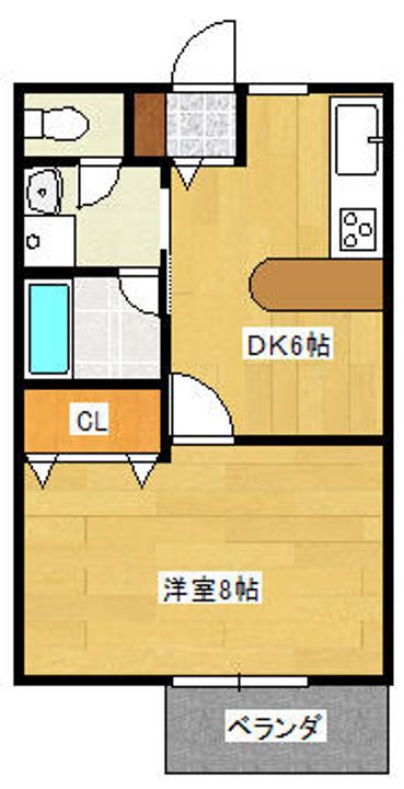 ディンプルハイツⅡの間取り
