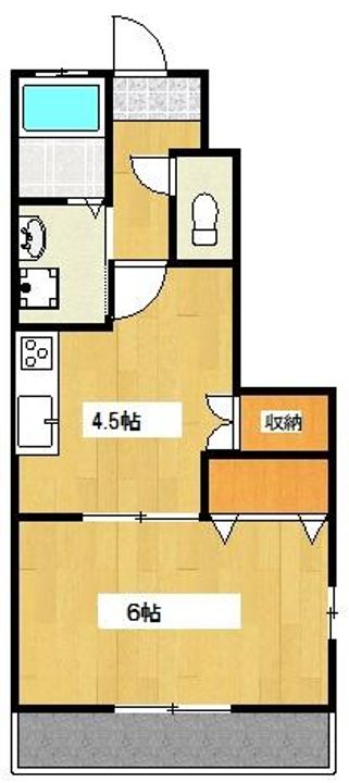 Jシープレス福崎C-102の間取り
