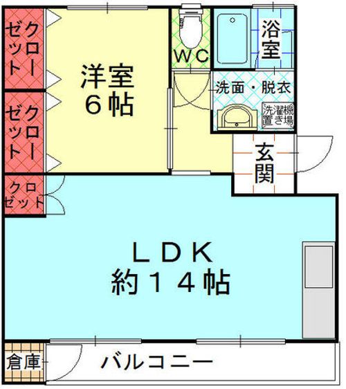 コーポ伊藤の間取り