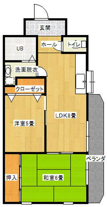 フロームⅠの間取り