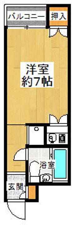 サウスコート204の間取り