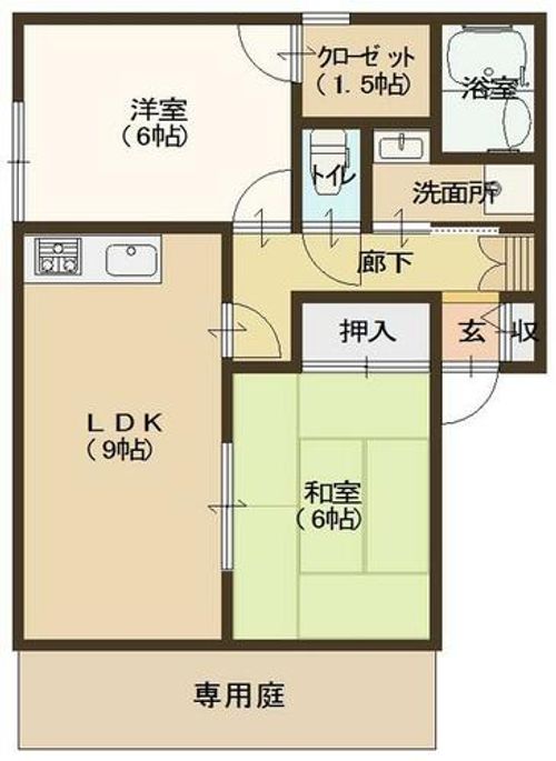 メゾン広峰202の間取り