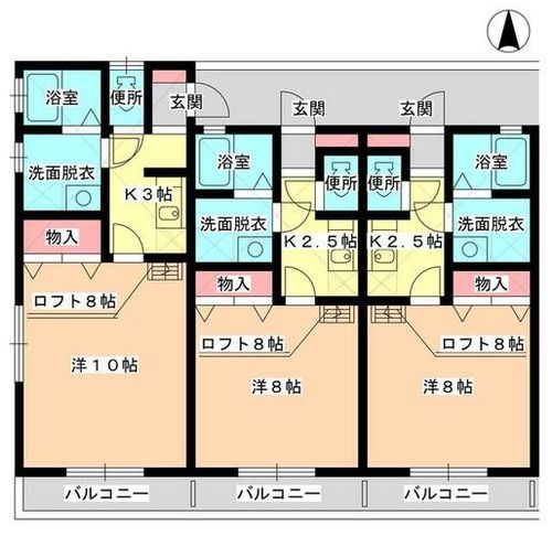 コーポ小坂の間取り
