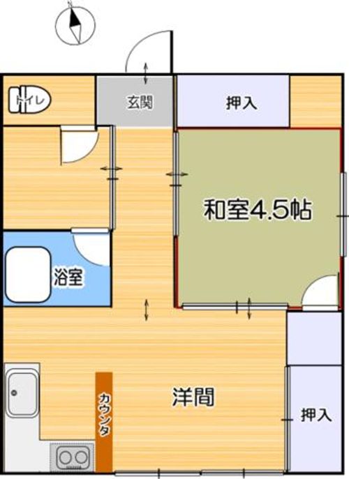 コーポ真の間取り