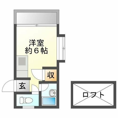 フローラルハイムⅡ106の間取り