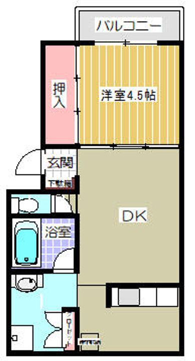 鈴木ハイツの間取り