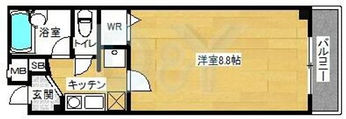 安村マンション3Aの間取り