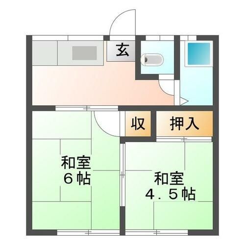 MC穂波201の間取り