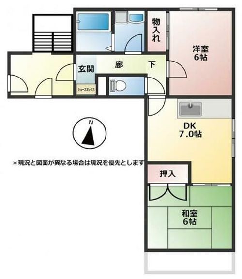 コート芦屋ウエストの間取り