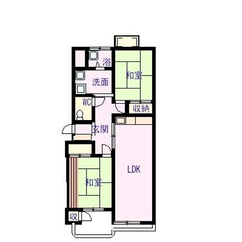 ピアシティ東和春日403の間取り