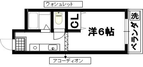グレース嵯峨の間取り
