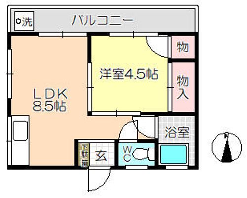 仲村マンションの間取り