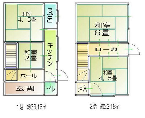 和歌山県有田郡湯浅町大字湯浅(アパート)の賃貸物件の間取り