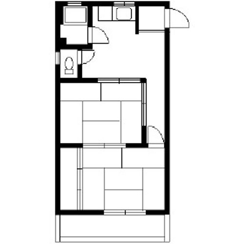ニッシン岡本マンション203の間取り