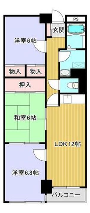 コーユーハイデンスの間取り