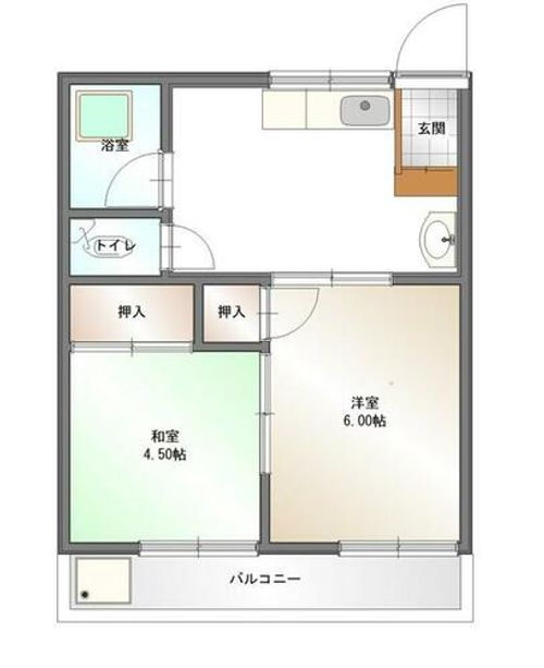 三雄マンション7の間取り