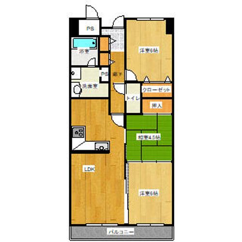 グレイス羽衣の間取り