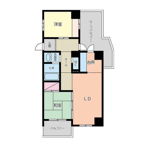 パレス小倉の間取り