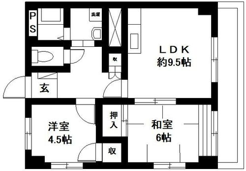 グリーンコスモ田井の外観