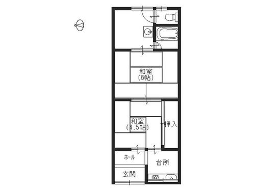 初小路住宅10の間取り