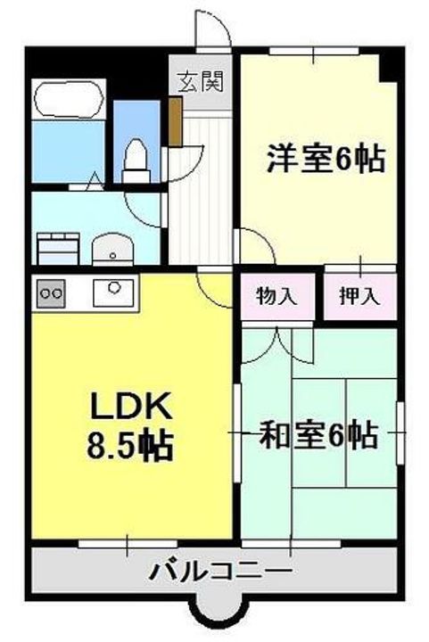 ルガール21の間取り