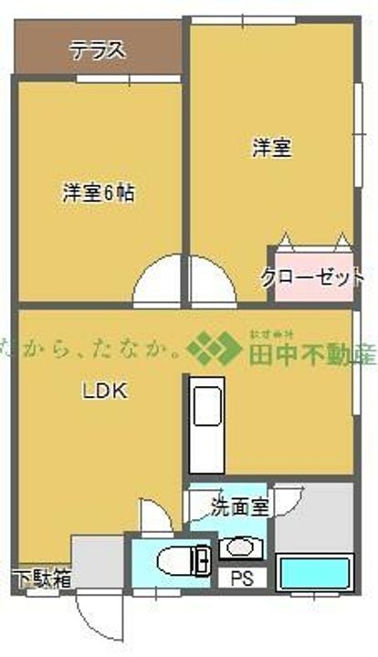 クリーンコーポひろかわ5の間取り