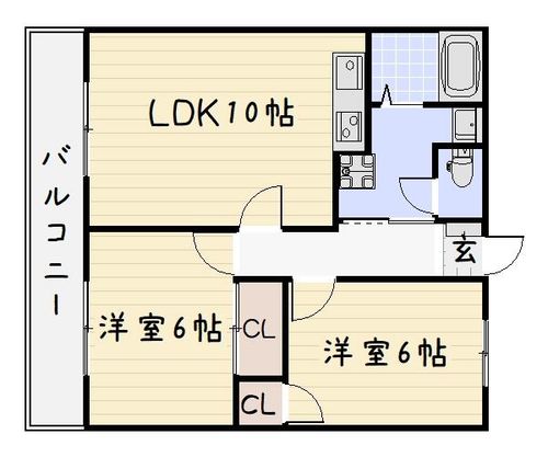 ロアンジュ下曽根の間取り