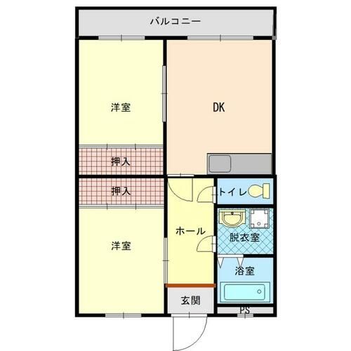 クレールマンションの間取り