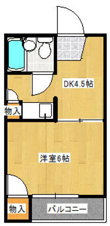 STARK MIDORI2403の間取り