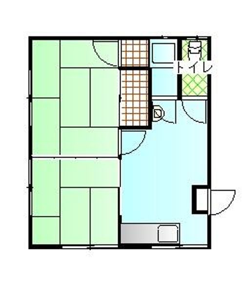 福岡県大川市大字津(アパート)の賃貸物件の間取り