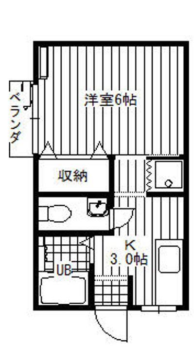 和歌山県橋本市野(アパート)の賃貸物件の間取り