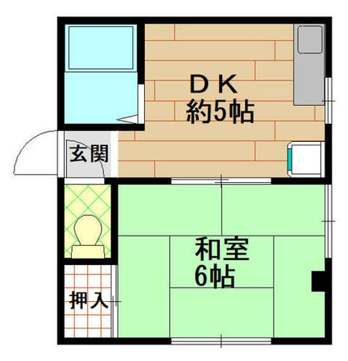 大塚コーポの間取り