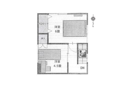愛知県名古屋市西区上小田井1丁目(一戸建)の賃貸物件の間取り