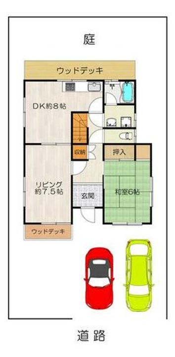 兵庫県神戸市西区上新地2丁目(一戸建)の賃貸物件の間取り