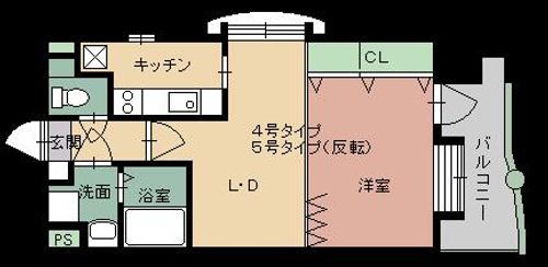 ニューサンリバー10番館の間取り