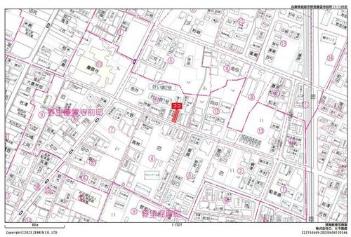 兵庫県姫路市野里慶雲寺前町(一戸建)の賃貸物件の地図