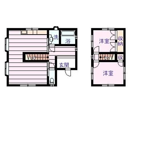 兵庫県姫路市田寺1丁目(一戸建)の賃貸物件の間取り