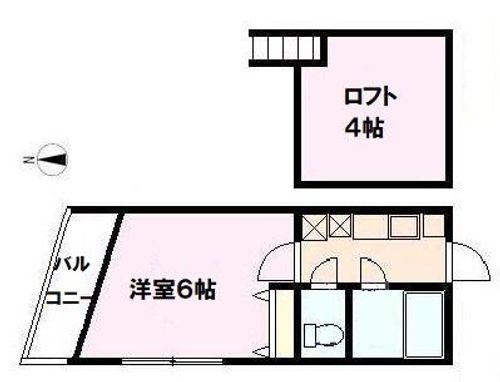 ブルーヒルズ2の間取り